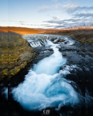 photography locations in Iceland - Brúarfoss