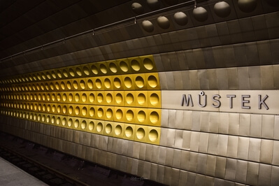 images of Prague - Můstek Metro Station