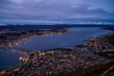 Troms Og Finnmark Fylke instagram spots - Tromso City Viewpoint