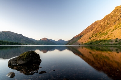 View up Wastwater from the southern shore.
