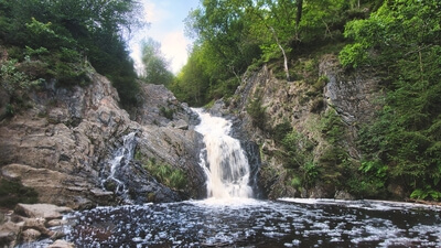 instagram spots in Wallonia - Bayehon Waterfall