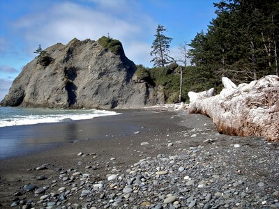 images of Olympic National Park - Rialto Beach