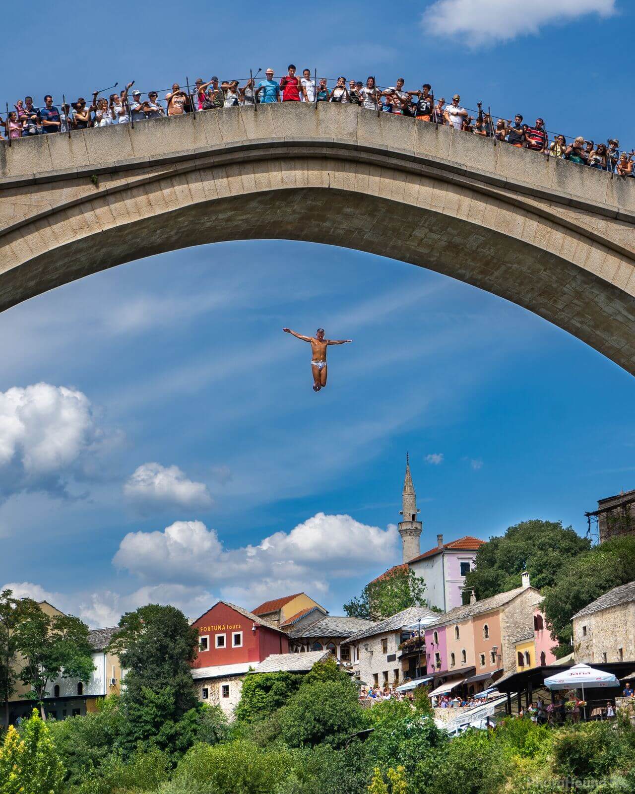 Image of Old Bridge (Stari Most) with Neretva by Team PhotoHound