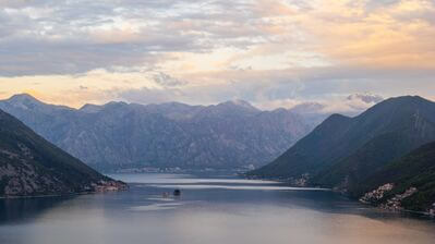 images of Coastal Montenegro - Bay of Kotor Elevated Road View