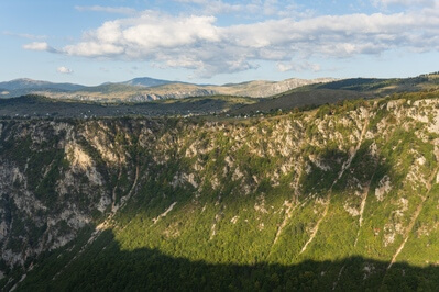 Canyon Sušica Viewpoint - Mala Crna Gora village across the canyon