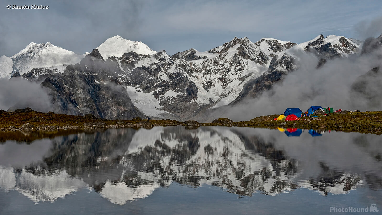 Image of Everest and Lhotse from Shuri Tsho Lake by Ramón Muñoz