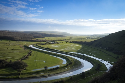 photography spots in East Sussex - Cuckmere Valley View