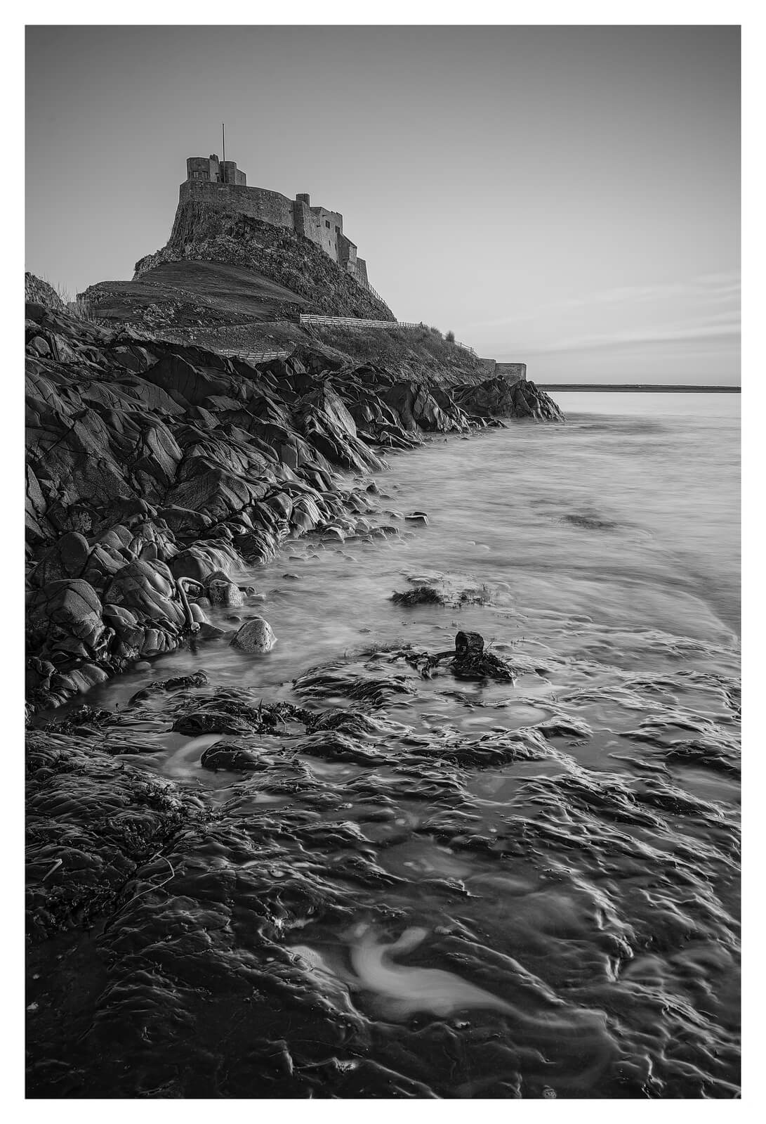 Image of Holy Island harbour by Bob Davies