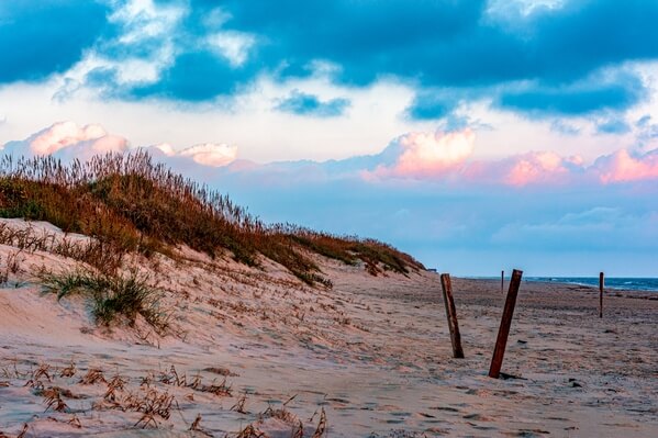 Taken looking north in Cape Hatteras National Seashore at a point just east of Bodie Island Lighthouse