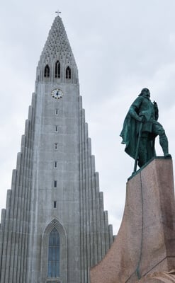 Iceland images - Hallgrimskirkja - Exterior