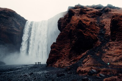pictures of Iceland - Skógafoss Waterfall