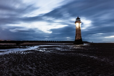 Image of New Brighton Lighthouse & Fort Perch Rock - New Brighton Lighthouse & Fort Perch Rock