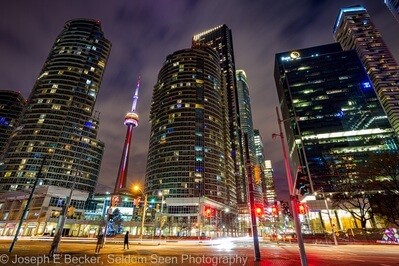 instagram spots in Toronto - CN Tower from York and Queens  Quay