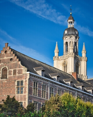 photo spots in Belgium - External view on Saint Martin's Basilica and  jesuit college