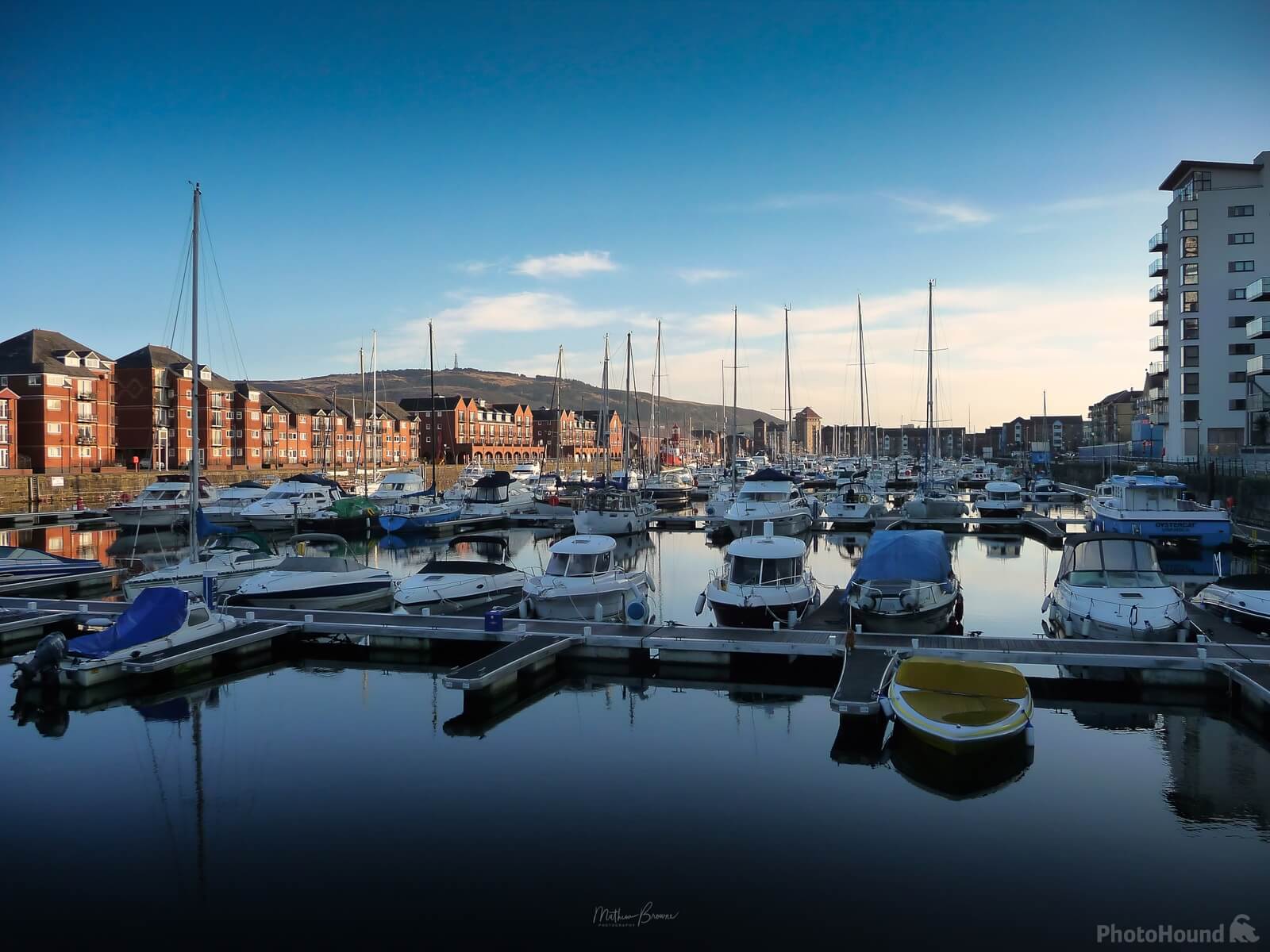 Image of Swansea Marina by Mathew Browne