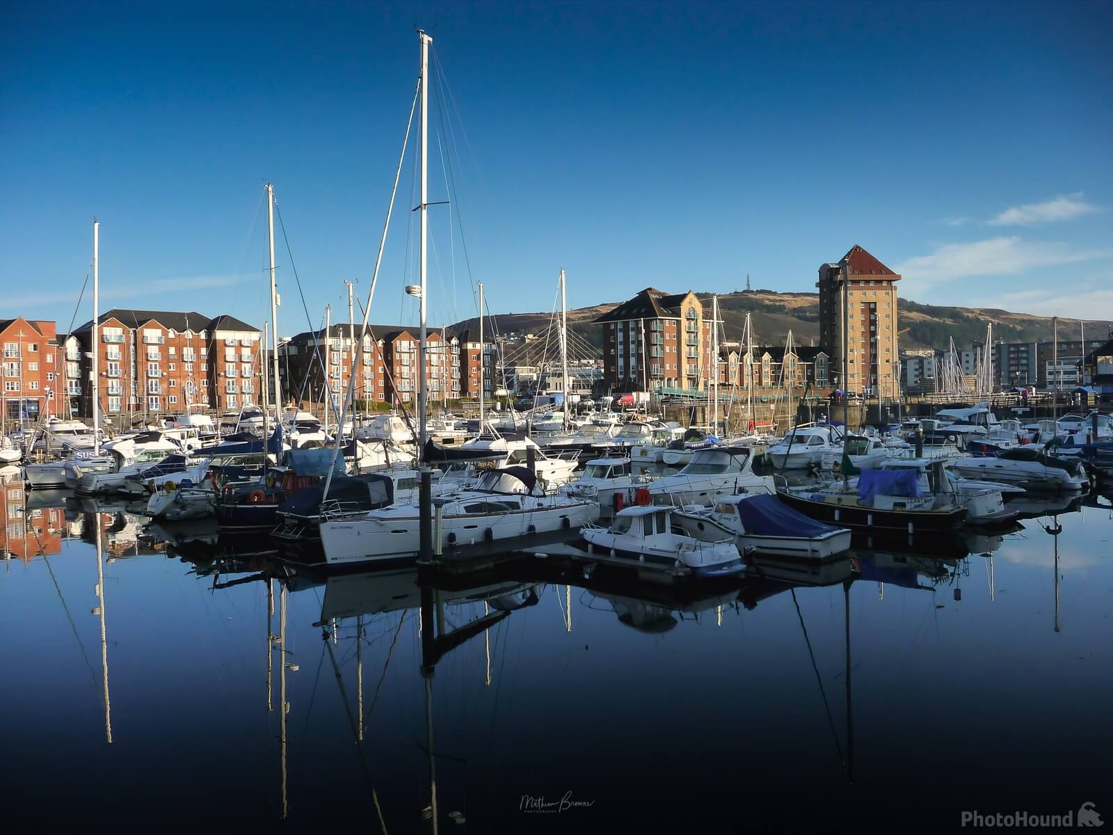 Image of Swansea Marina by Mathew Browne
