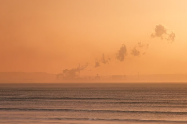 Port Talbot captured from across the bay