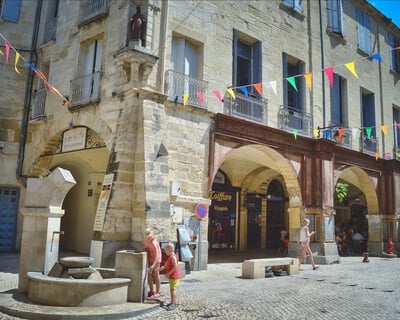 Occitanie photo locations - Sommières - Jean Jaures Plaza