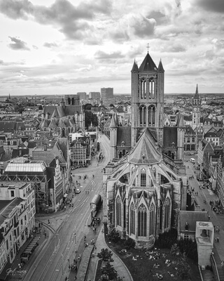 Belgium photo spots - Gent from the Belfry