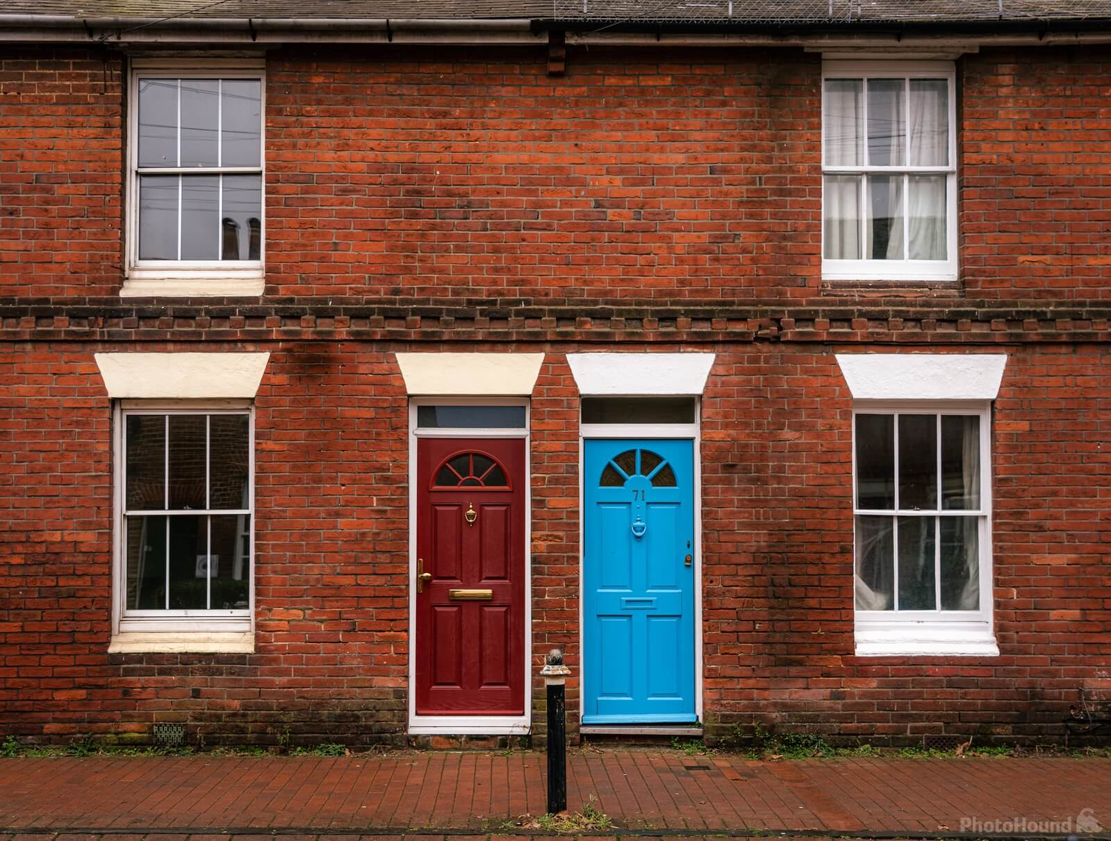 Image of Upper Brook Street Colourful Doors by Jakub Bors