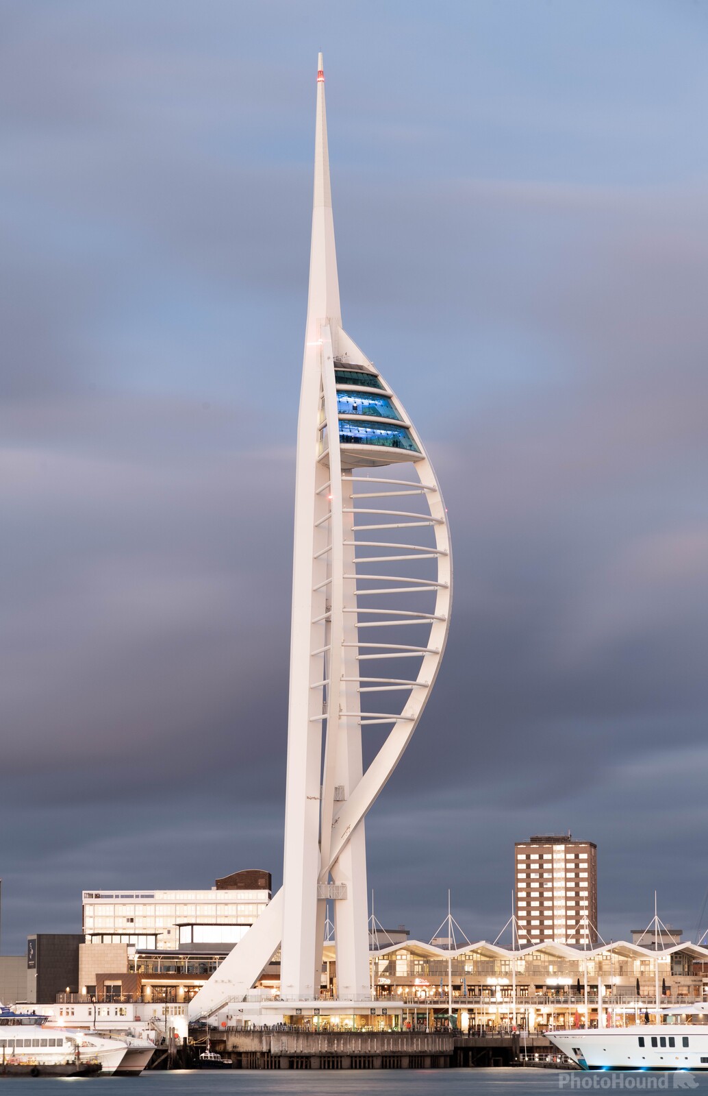 Image of View of Spinnaker Tower by michael bennett