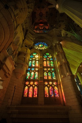 pictures of Barcelona - Sagrada Familia - Interior