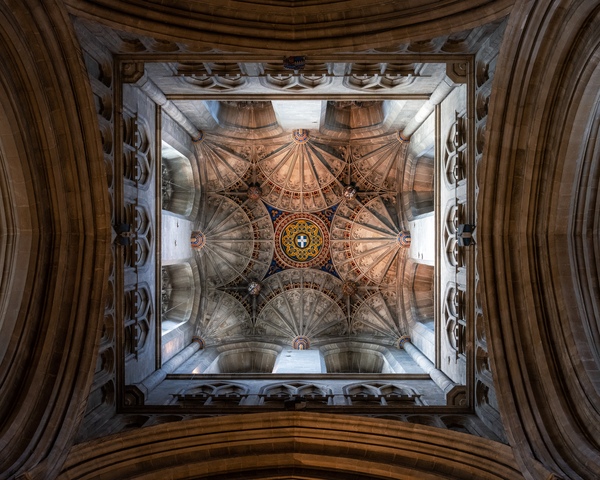 The cathedral ceiling at the Crossing.