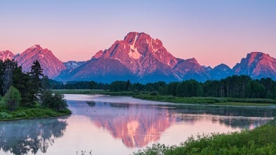 photo spots in Wyoming - Oxbow Bend