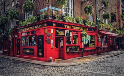 instagram spots in County Dublin - Temple Bar