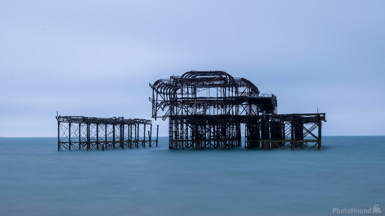 Image of West Pier ruins by Tony Heale