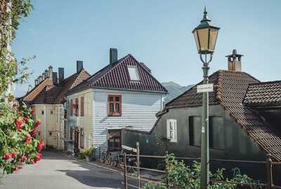images of Norway - Bergen - Streets of Ladegården 