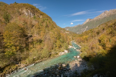 pictures of Triglav National Park - Soča River View near Kozjak Waterfall