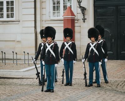 pictures of Copenhagen - Amalienborg - Change of Guards