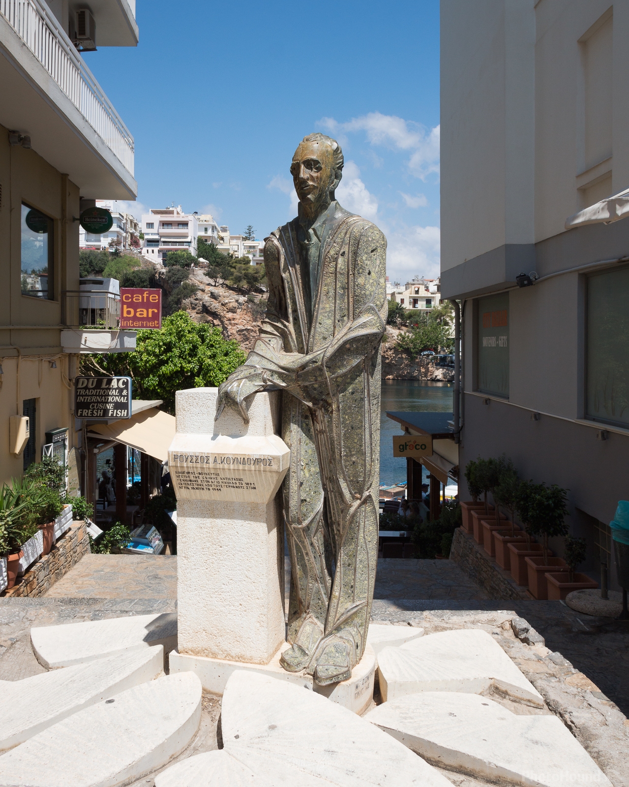 Image of Statue of Nikos Koundouros by Mathew Browne