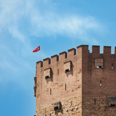 Antalya instagram locations - Red Tower of Alanya (The Kızıl Kule)
