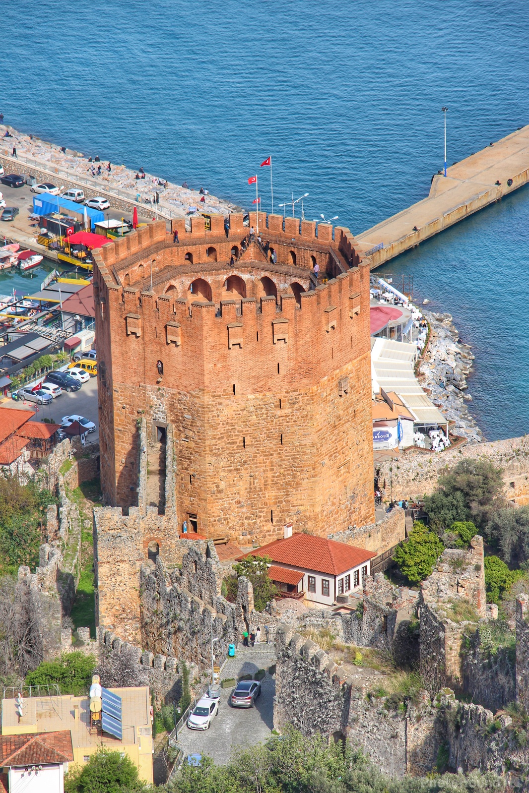 Image of Red Tower of Alanya (The Kızıl Kule) by Team PhotoHound