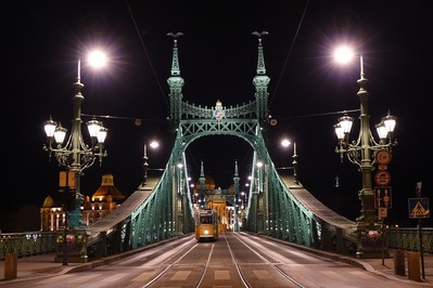 pictures of Budapest - Liberty Bridge (Szabadság Híd)