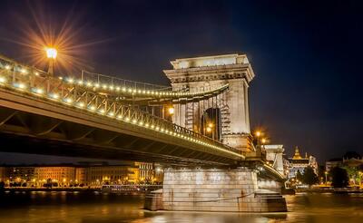 photos of Budapest - Chain Bridge - Danube Viewpoint
