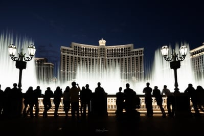 photography spots in Las Vegas - Bellagio Fountains