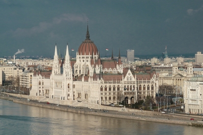 pictures of Budapest - Views from Sándor Palace - Exterior