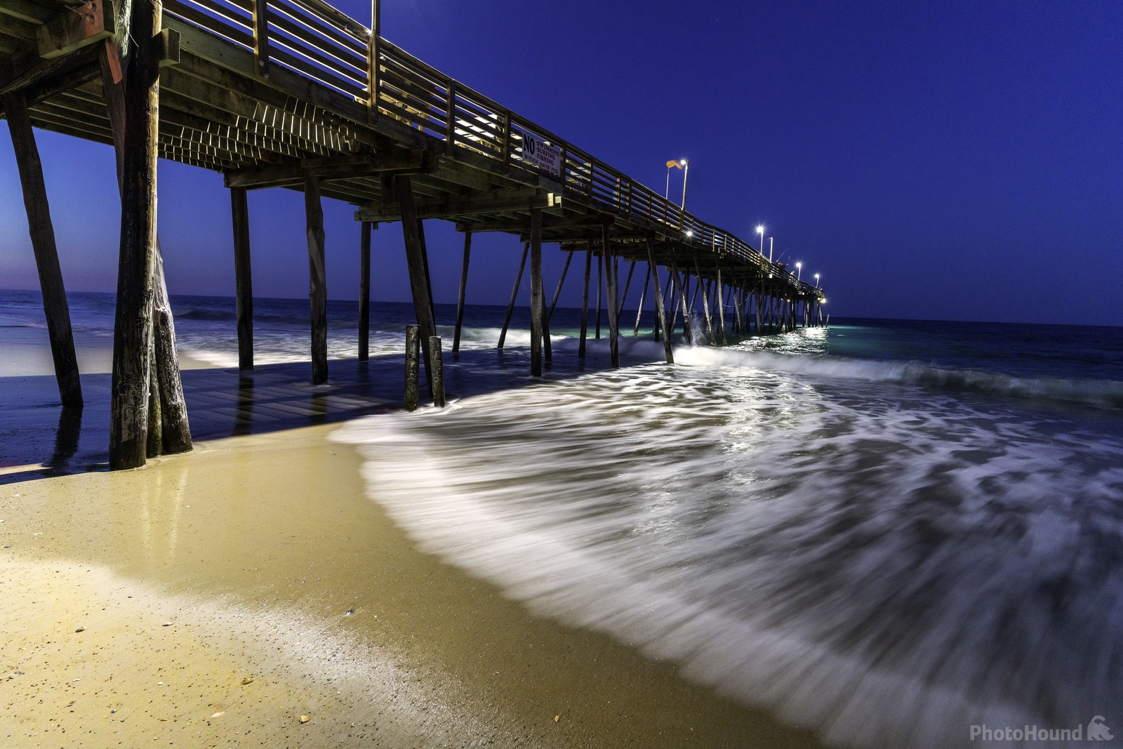 Image of Kitty Hawk, Avalon and Nags Head Fishing Piers by Dave Fredrickson