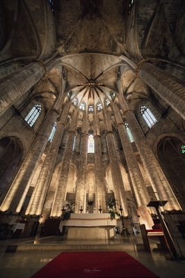 pictures of Barcelona - Santa Maria del Mar - Interior