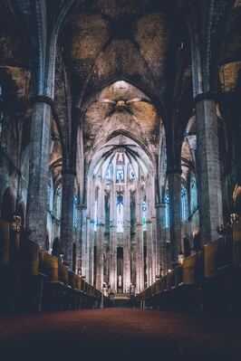 pictures of Barcelona - Santa Maria del Mar - Interior