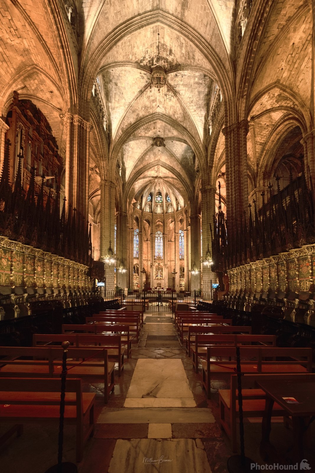 Image of Barcelona Cathedral - Interior by Mathew Browne