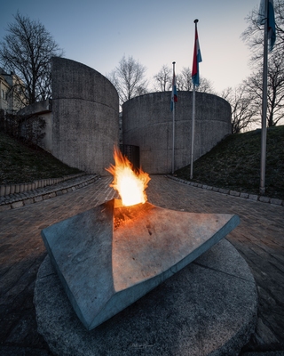 Luxembourg photo locations - Eternal Flame (National Monument of the Solidarity)