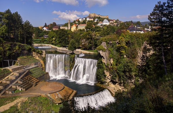Jajce Waterfall