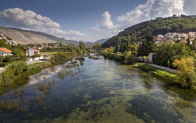 View from Arslanagić Bridge