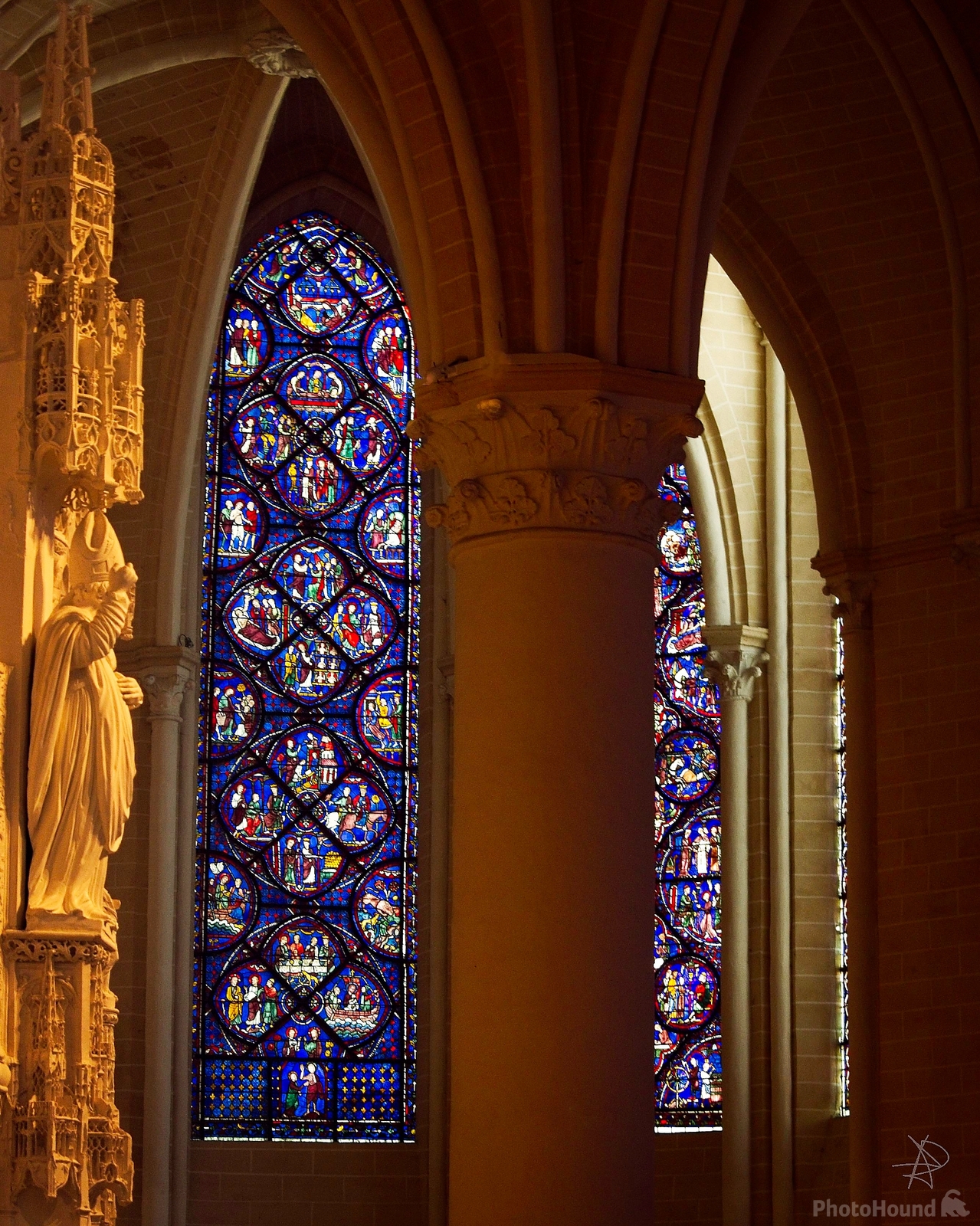 Image of Cathedral of Our Lady of Chartres - Interior by Richard CBAT