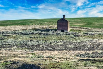 Lincoln County photo locations - Old Barn, Wilbur
