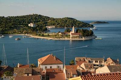 instagram spots in Croatia - Vis Town Elevated Views